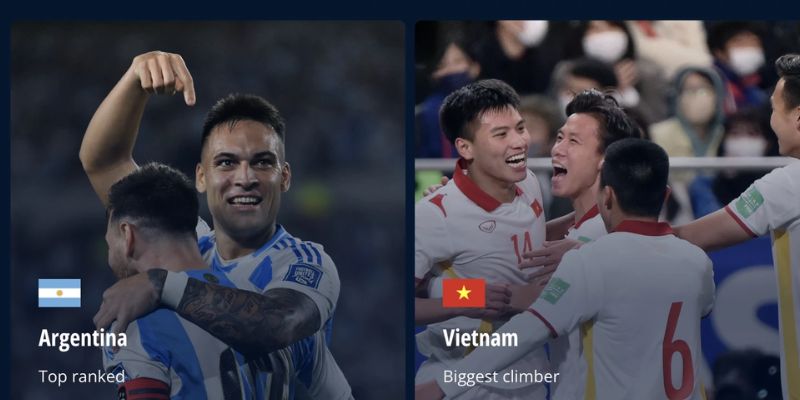 BXH 26 Những hạng mục có tại BXH KQBD